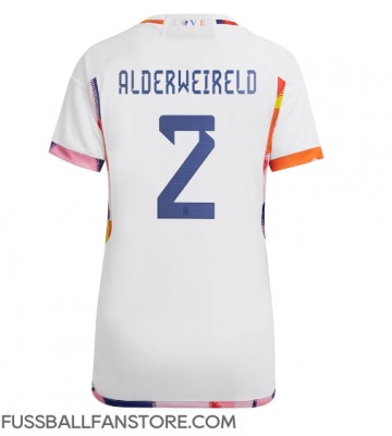 Belgien Toby Alderweireld #2 Replik Auswärtstrikot Damen WM 2022 Kurzarm